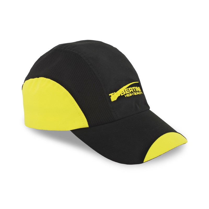 Gorra de Tubertini negra y amarilla