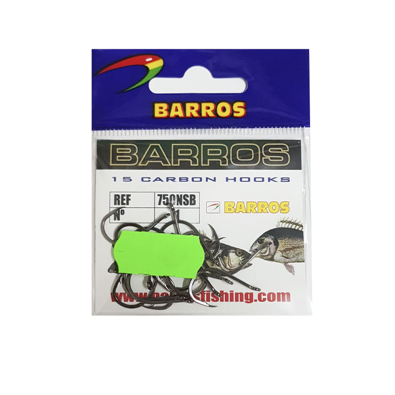 Anzuelos Barros 750NSB carbono - ojal