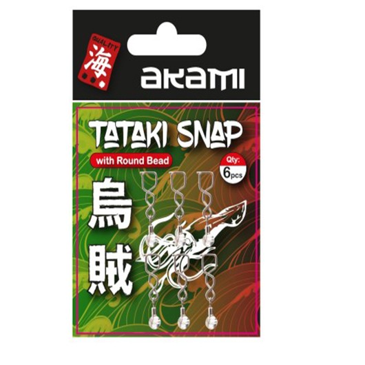 tataki snap with round bead akami